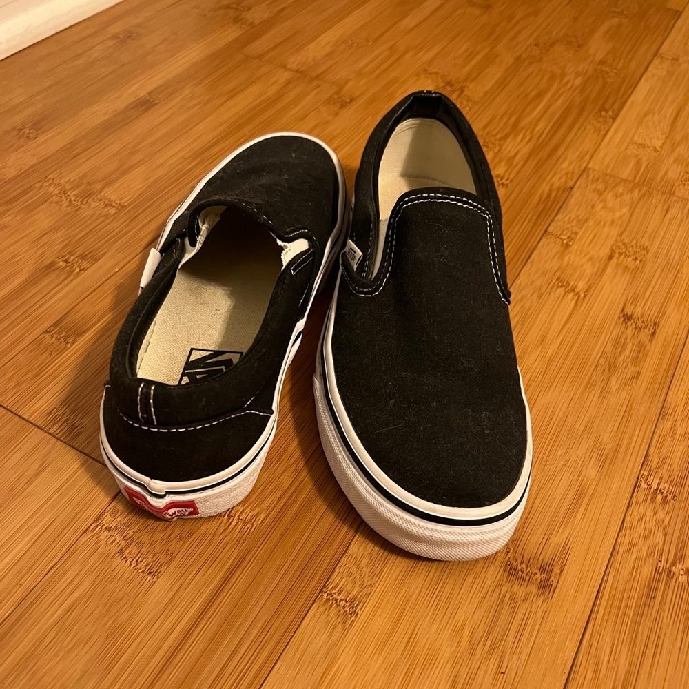 Black Slip On Vans